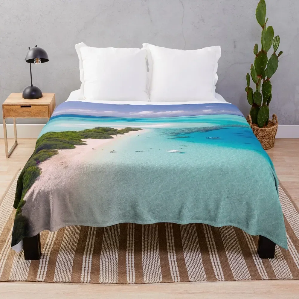 

maldives tropics- beach themed for home Throw Blanket Cute Cute Plaid Blankets