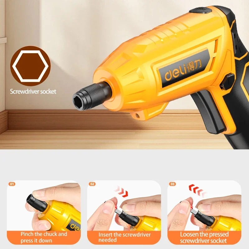 ديلي 30 قطعة 4 فولت مفك كهربائي لاسلكي مجموعة مع مفتاح الربط المقبس سائق كهربائي منزلي مفك عزم دوران عالي حفار كهربائي