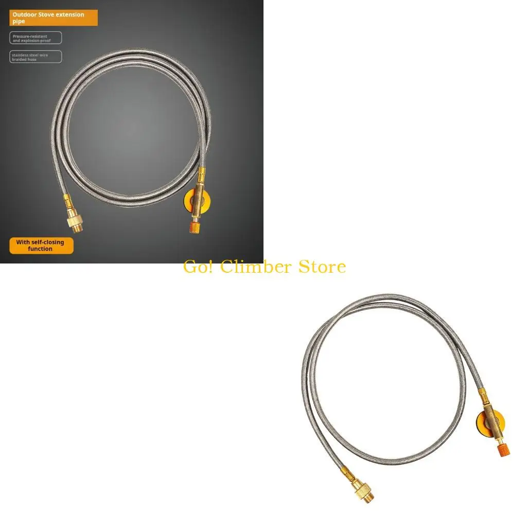 Q84C Camping Gas Stove Extension Hose For Outdoor Cooking And Backpacking Enduring