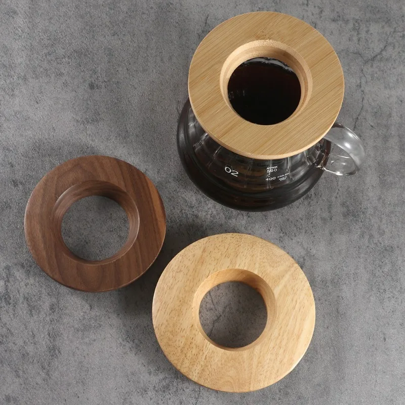 Coffee Filter Stand Pour Over Filter Stand Cone Coffee Dripper Holder Rack Durable Wooden for Origami Coffee filter cup holder