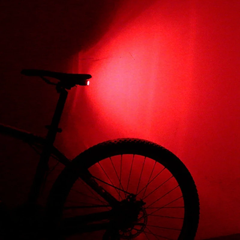 Bicycle Light Anti Theft Alarm Wireless Waterproof Auto Brake Sensing Remote Control USB Bike Taillight Horn Lamp Alarm image 4