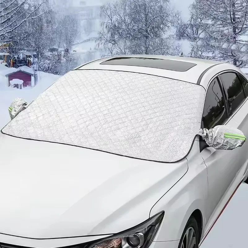 سميكة سيارة الآن ظلة غطاء الزجاج الأمامي مع 5/9 مغناطيس الأشعة فوق البنفسجية حماية مكافحة الثلوج أشعة الشمس لمرسيدس بنز EQE 53
