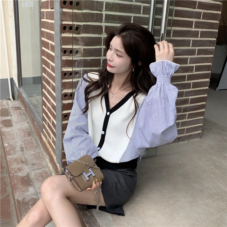 

Sweaters Jumpers Cardigans Womens Cardigan Vintage Korean Chunky Sweet Knit Sporty Button Loose Fit Home Evening Cottagecore Ins