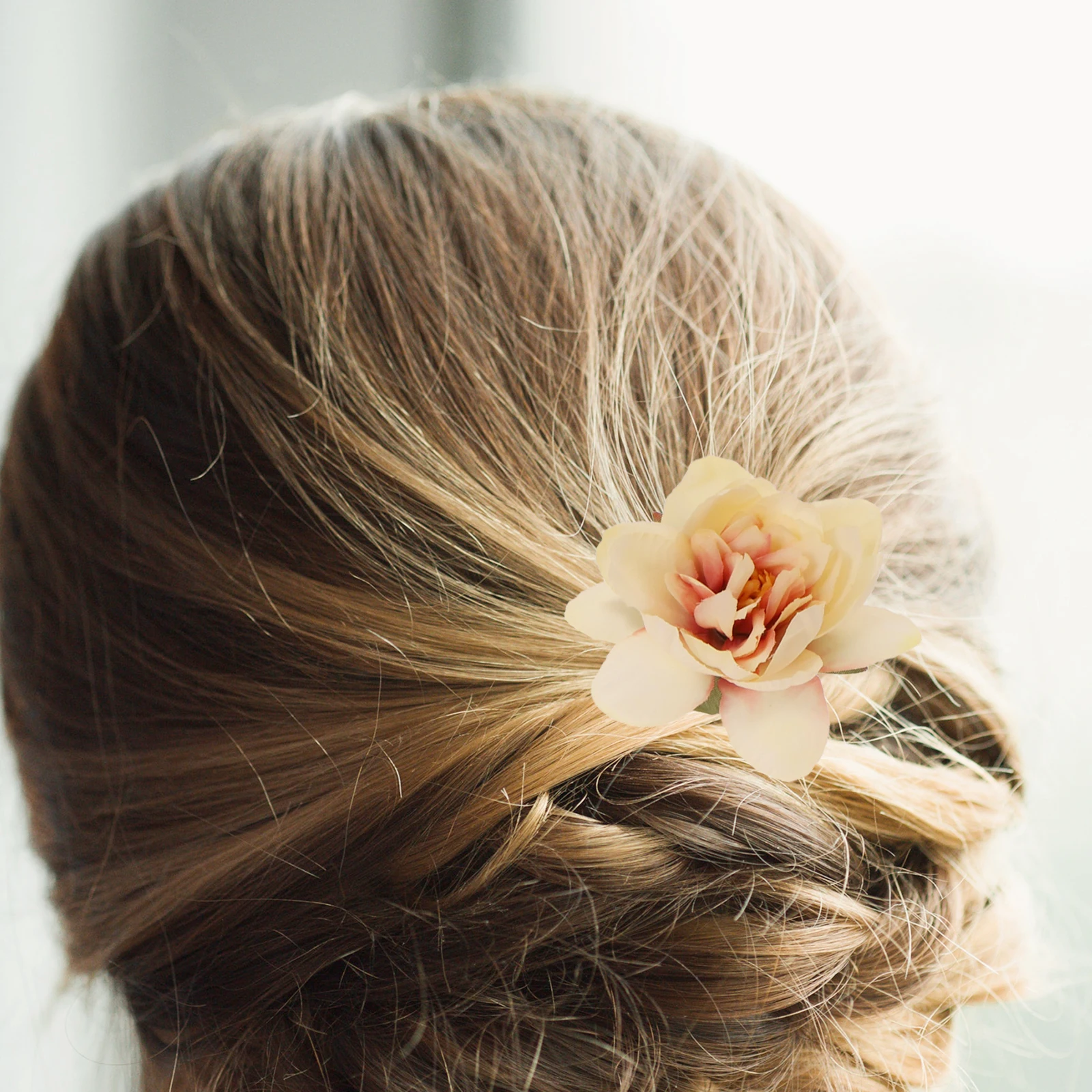 

21 Pcs Flower Hair Clip Set Accessories for Girls Claw Clips Rose Teen Cloth Bulk Child