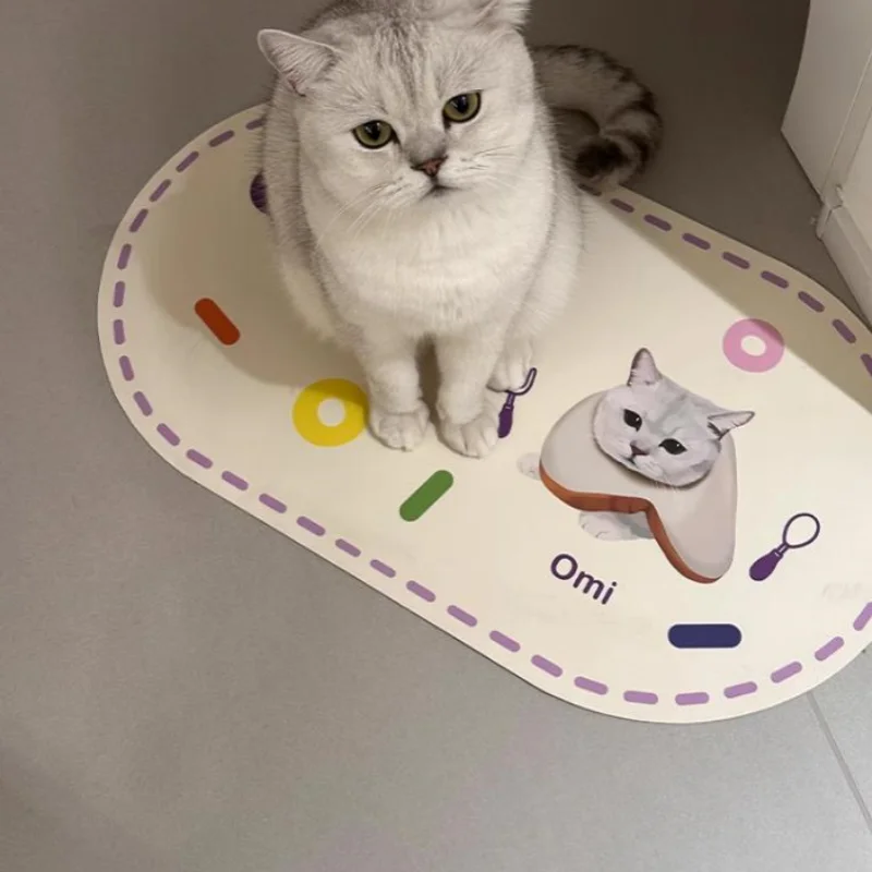 

Pet Customized Dining Table Mats Easy to Clean Mats for Cats Dogs Creative Gifts