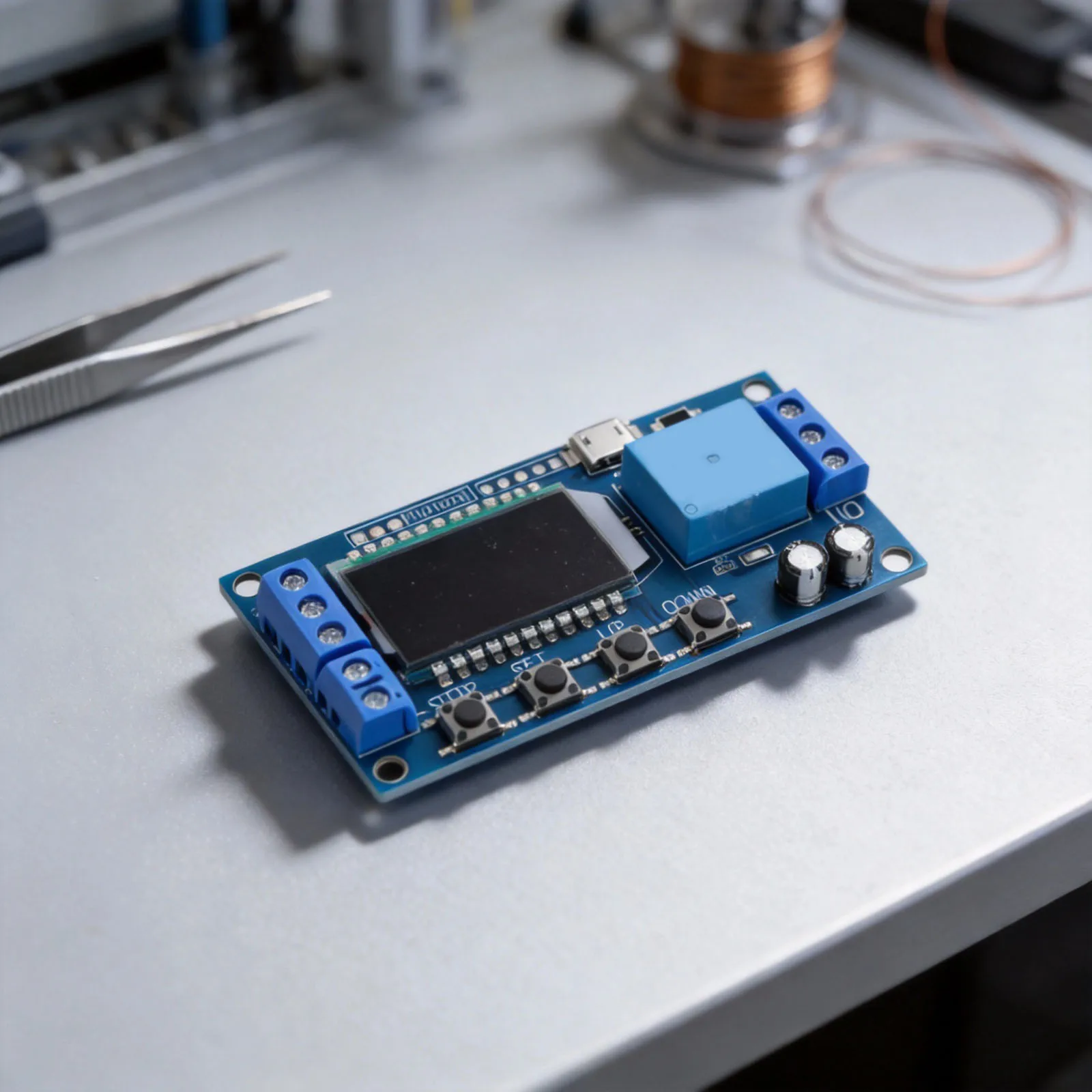 For Laboratory Use Industrial Timer Advanced Flip Flop Relay As Shown 100000 Switching Cycles For Control Panels