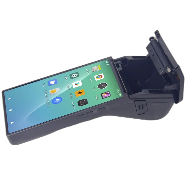 الجملة 7 بوصة المحمولة آلة نقاط البيع أندرويد الكل في واحد التجزئة ماكينة تسجيل المدفوعات النقدية المدمج في 80 مللي متر طابعة بالسعة شاشة تعمل باللمس SDK #2