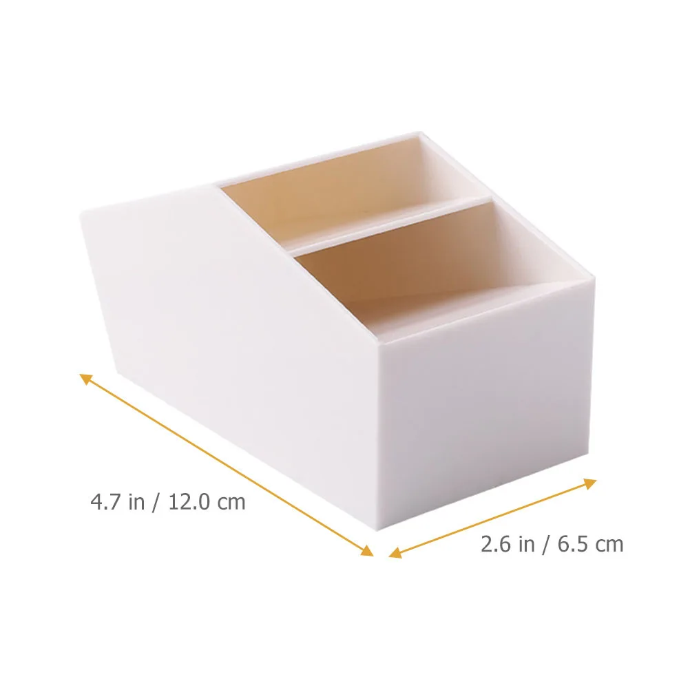 

2pcs Desktop Storage Boxes Multifunctional Pen Holder Organizer For Office School Home Tabletop Pencil Container Stationery
