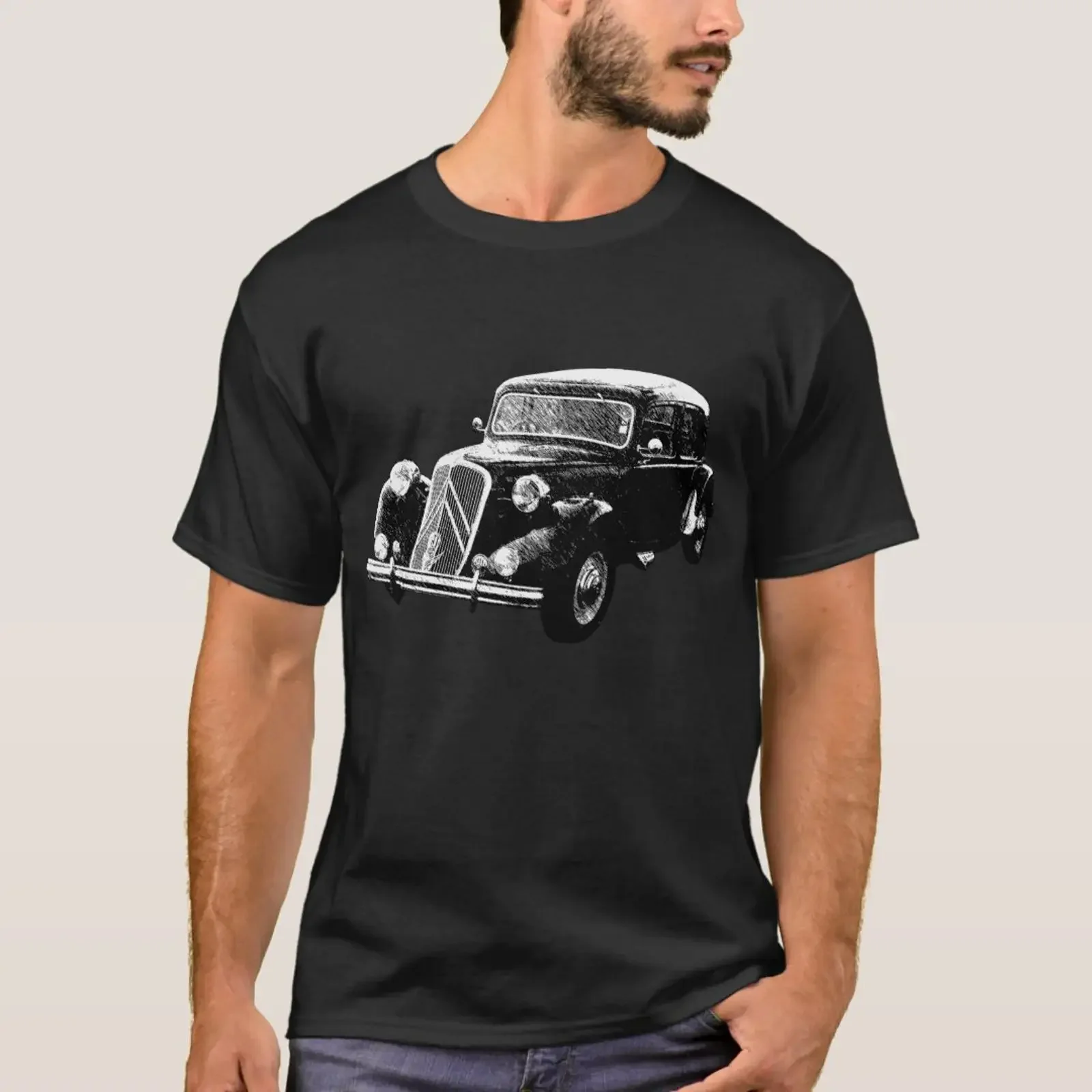Classic Traction Avant T Shirt vintage Washed Comfortable Soft Stretched homme designer clothes fashion Unisex Slightly