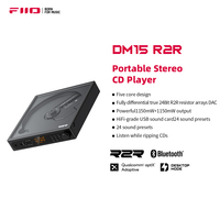 FiiO DM15 Portable Stereo CD Player with True 24Bit R2R DAC, High-Power Output, USB/CD HiFi Audio, HD Display