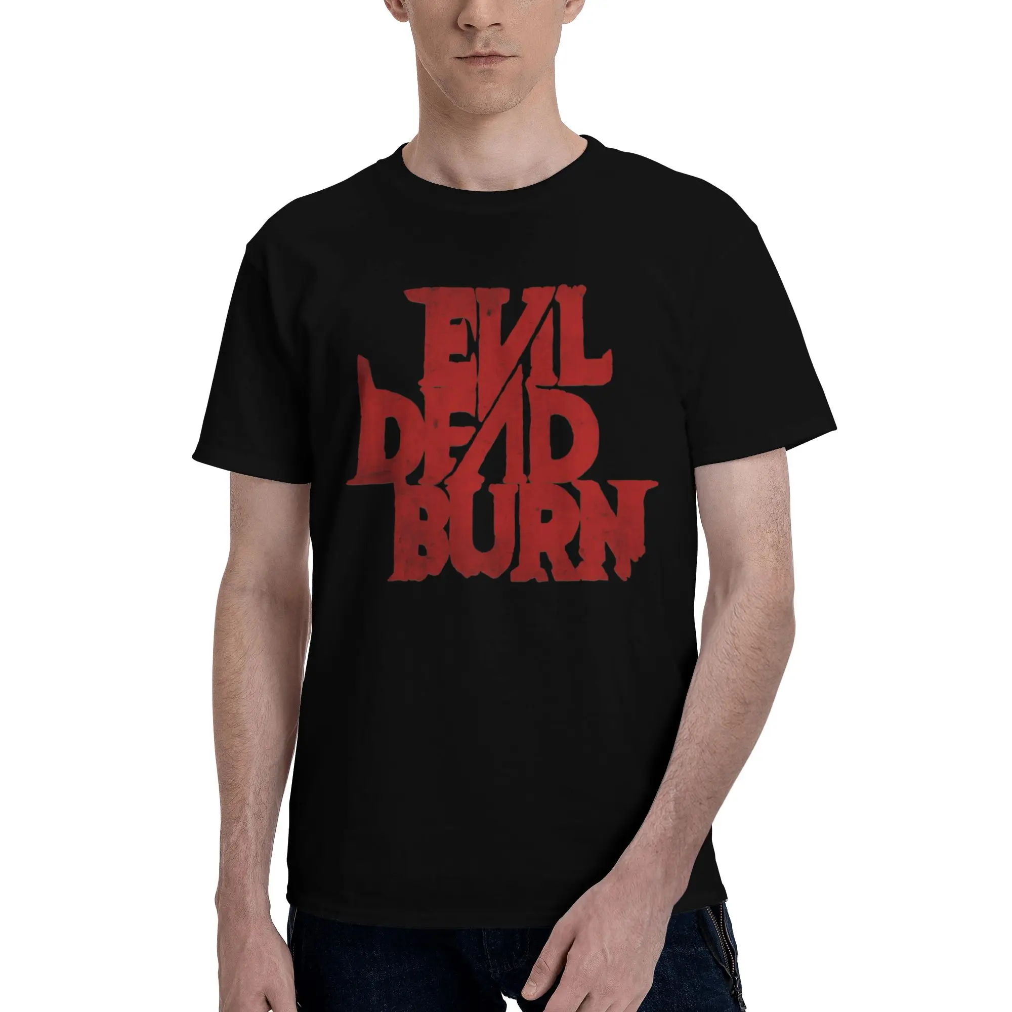 Evil Dead Burn Merch Men Women T Shirts 100% Cotton Tee Graphic Printed  Tops T-shirt