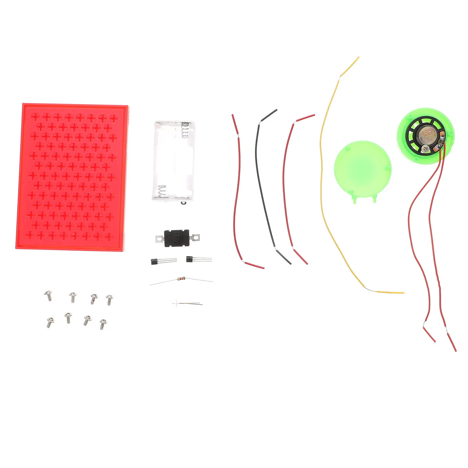 

1Set Sound Light Siren Alarm DIY Handmade Scientific Experiment Creative Learning Electronic Kit DIY Sound Lamp Alarm Siren