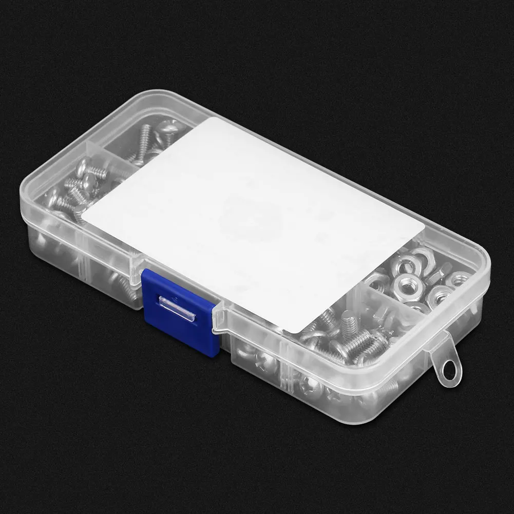 140pcs #10-32 304 Stainless Steel PH kepala panci sekrup Set bermacam-macam