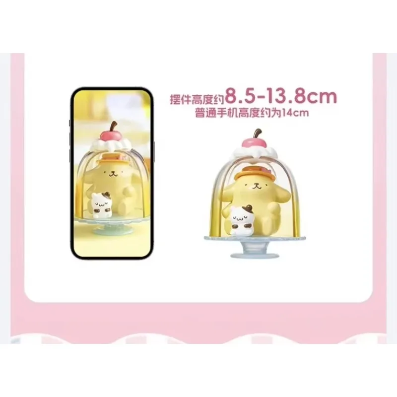 Sanrio familia colorida comida diversión serie pochacco Melody kuromi Cinnamoroll periférico caja ciega adornos regalo