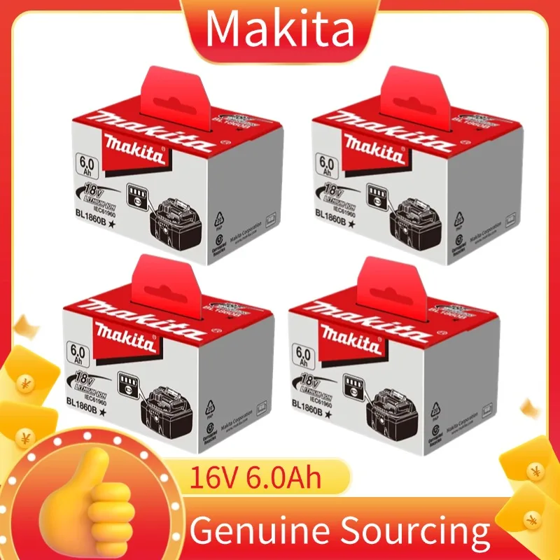 

Makita 18V Battery 6Ah, Sustained Power Batterie Makita 18V for Saws, Sanders, Grinders, No Fade Under Load
