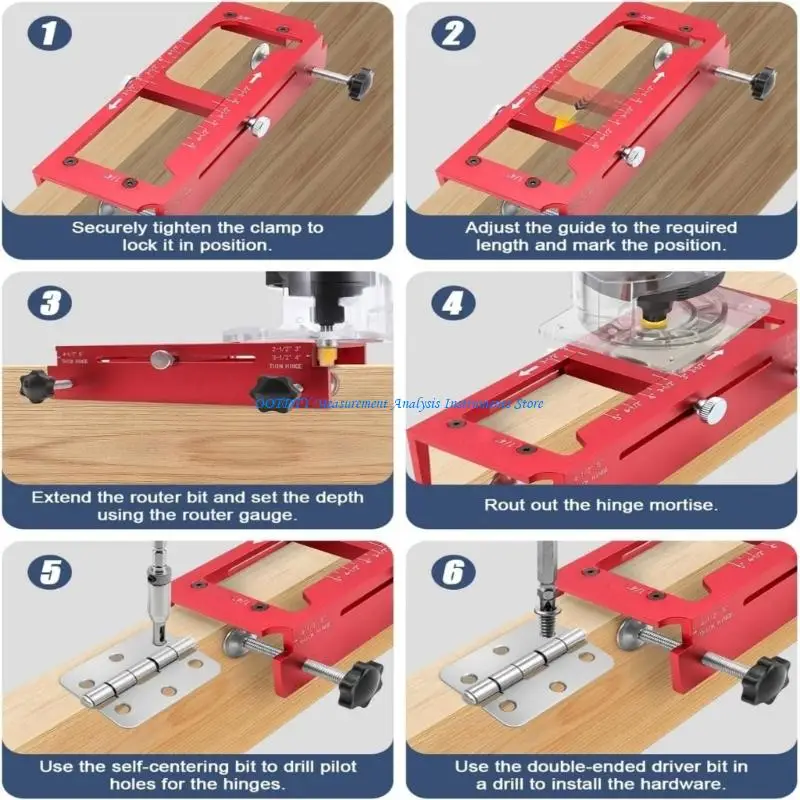 

367D High Quality Door Hinge Jigs and Locking Installation for Excellent Fit Door