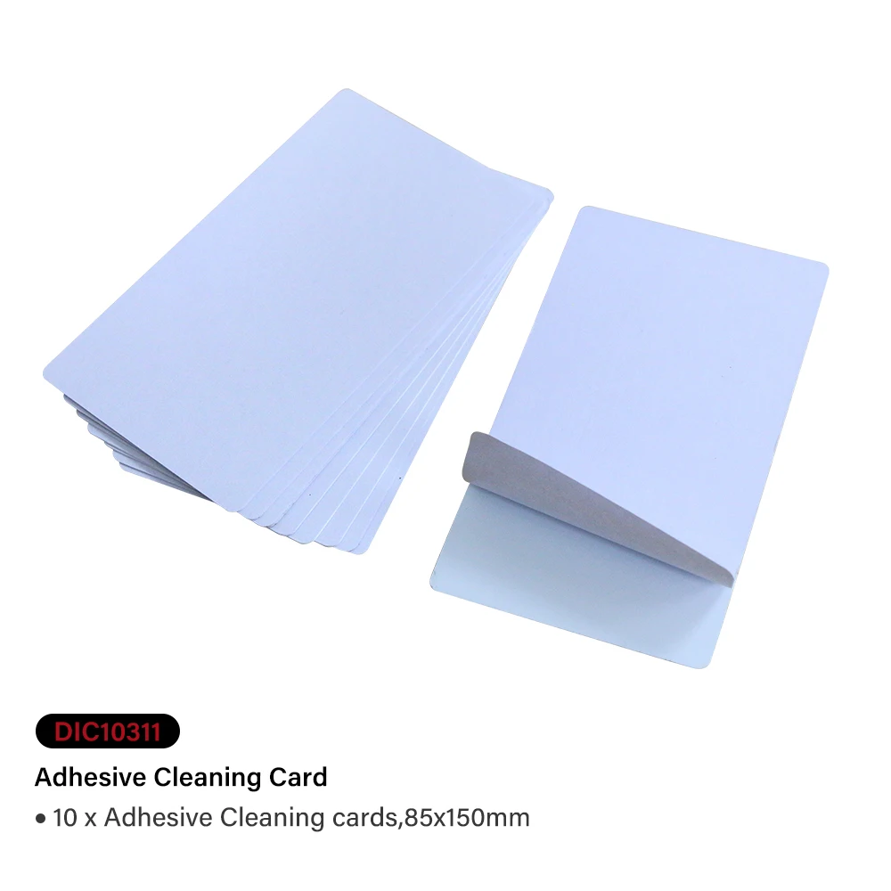 compatible 10 Pcs Matica EDIsecure DIC10311 Cleaning Cards for Cleaning Print Head