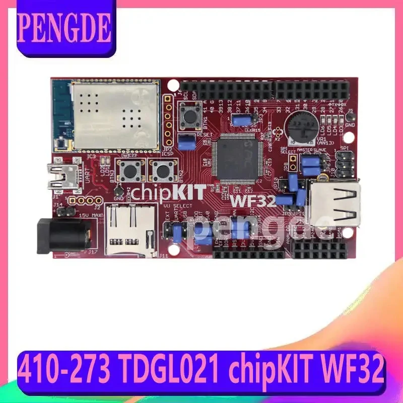 

410-273 ЧипKIT TDGL021 WF32 Поддержка WiFi PIC32MX 695F512L Макетная плата