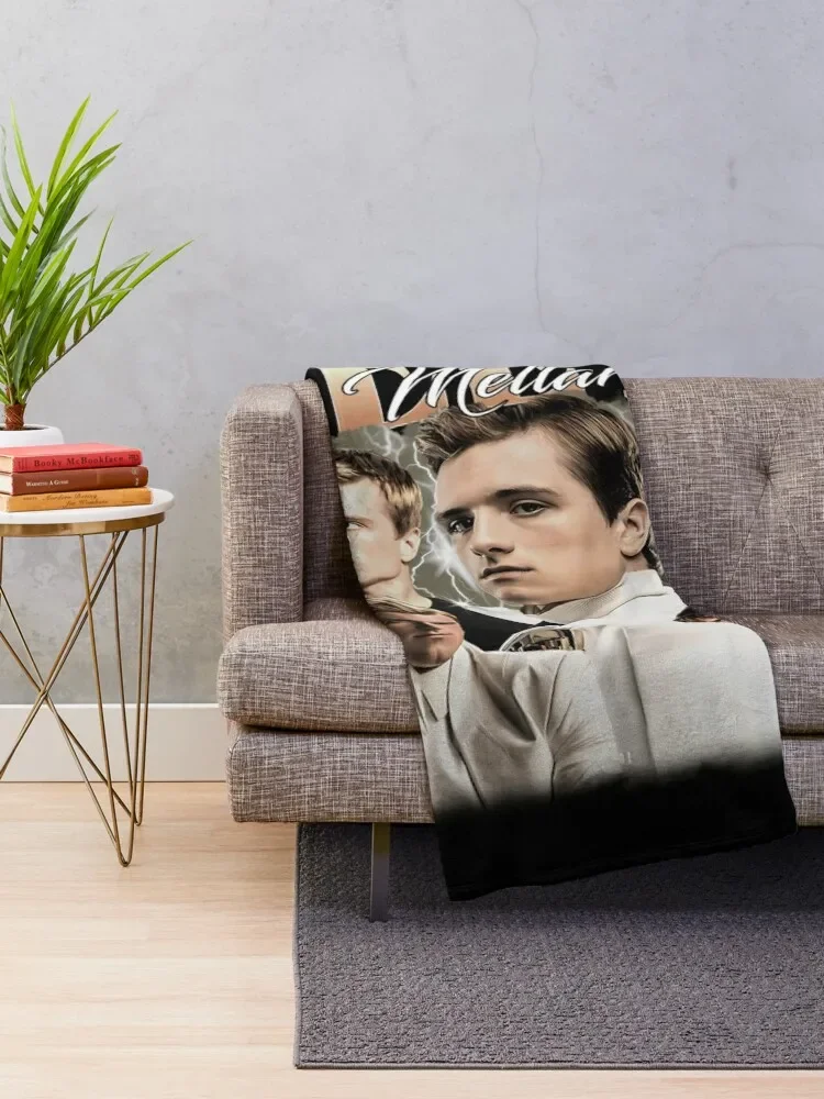 Peeta Mellark Vintage Unisex Limited Peeta Mellark Vintage Peeta Mellark Sweat Gift Idea Fan Throw Blanket