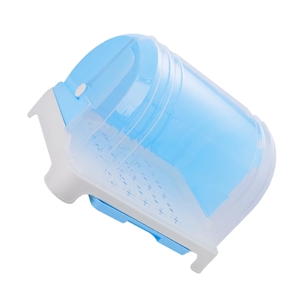 

Plastic Storage Box Cover for Cups Dishes Plates Baby Bottles Kitchen ganizer Dustproof Hygienic Dish Drying Rack Cup Drainer