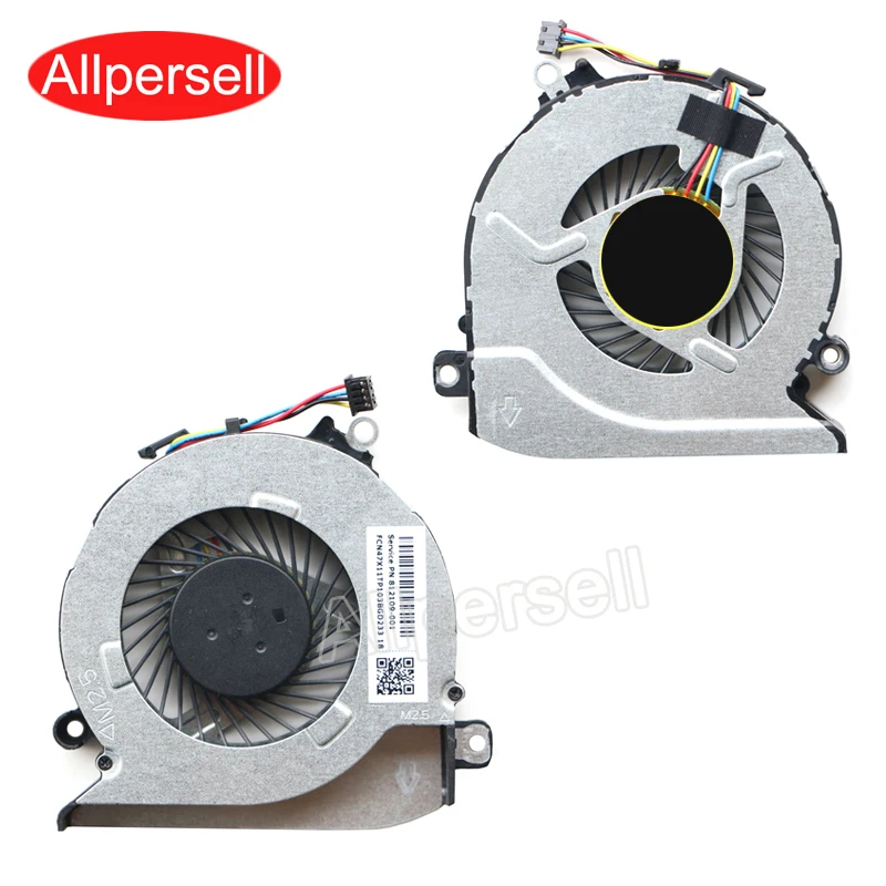 Ventilador refrigerando do refrigerador da cpu do portátil para h p 15z-a 17-g 17-g015dx TPN-Q158 812109-001