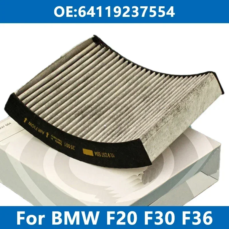 Car Conditioner Cabin Air Filter 64119237554 For BMW F20 F30 F34 F36 116d 118 120i 218 220d 318 320i 320d 325 328i 330d 420 435i