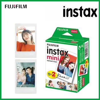 New 10-20 sheets Fujifilm Instax Mini Film white edge photo paper for Mini 12 11 9 8 40 70 90 connect 2 LiPlay instant camera