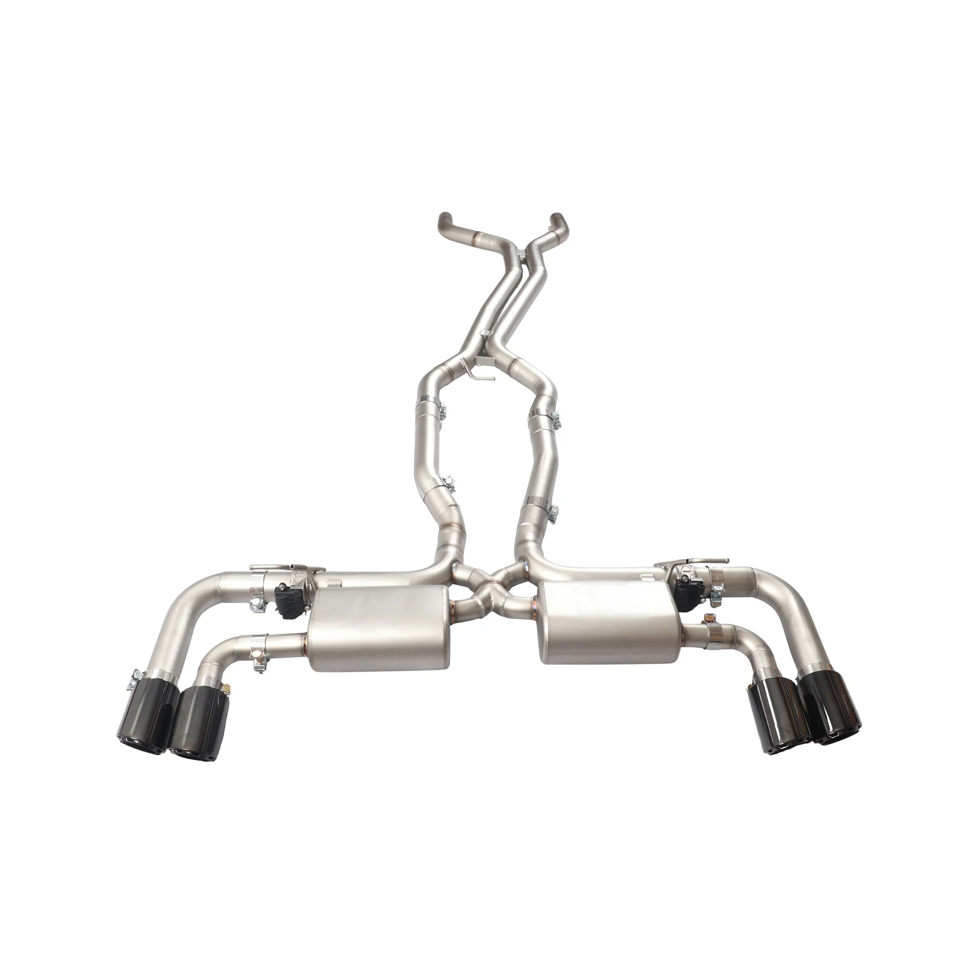 

YT Sport Sound 304 Stainless Steel Mid Tail Dual Side Quad Exhaust with Electronic Valve for Porsche Cayenne 958 3.0T 4.8T