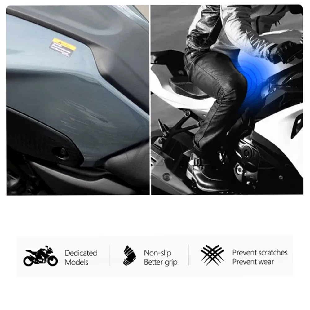 Para HONDA NX500 NX 500 nx500 NX400 NX 400 2023 2024 motocicleta nueva almohadilla de depósito pegatina protectora calcomanía Gas rodilla agarre ﻿