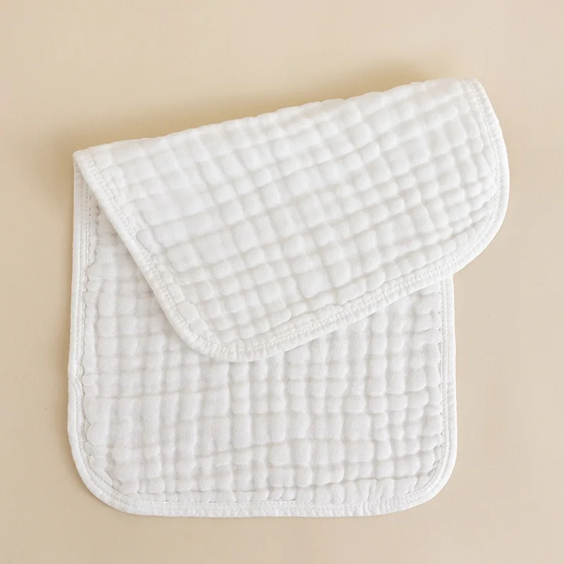 Muslin Newborn Towel Baby Items White 6 Layers Kids Hand Face Towels 100% Cotton Baby Bibs Burp Cloth 1/3Pcs 25*50cm