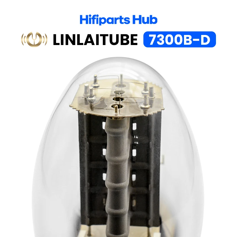 Hifiparts Hub Linlai  Titanium Anode 7300B-D Vacuum Tube  Matched Pair Quality Guarantee