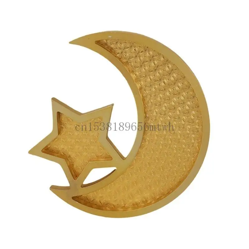 

Serving Tray Holiday Snacks Platter Islamic Decoration for Religious Celebration B03D