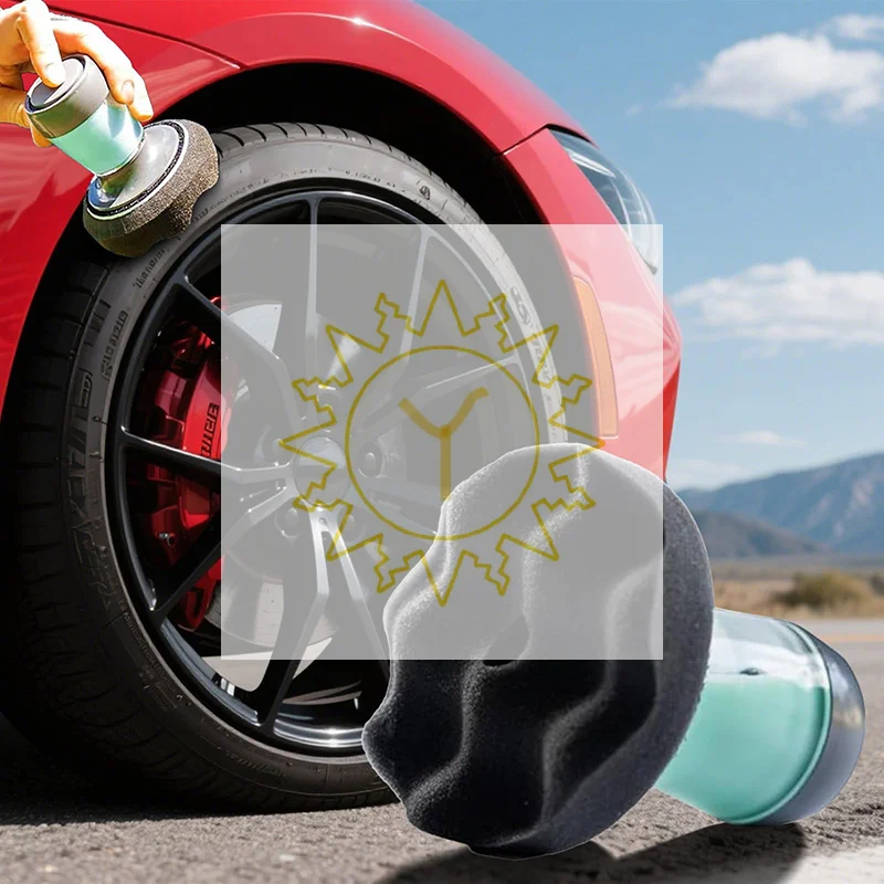 أداة توزيع إطارات السيارة والشاحنات القابلة لإعادة الاستخدام، أداة تزيين إطارات السيارة والشاحنات القابلة لإعادة الاستخدام للتنقيط بدون تألق، تعمل مع جميع تألق الإطارات