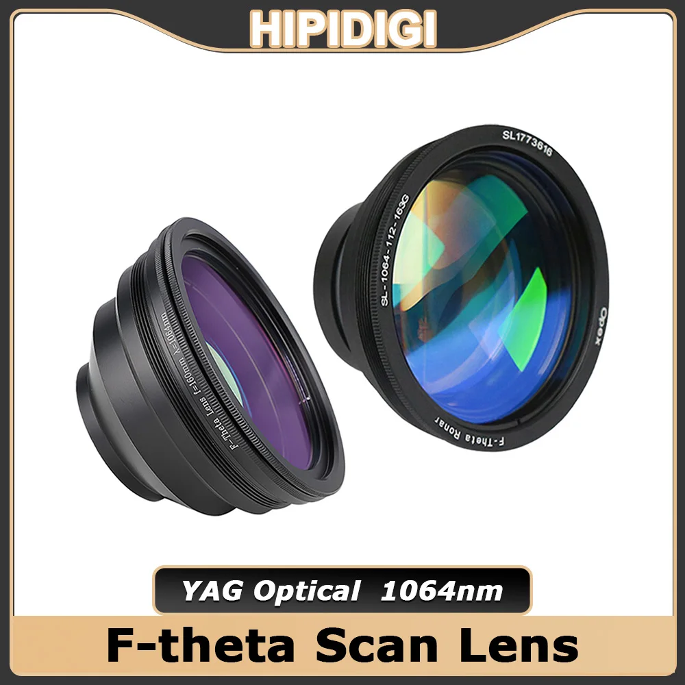 F-theta Scan Laser Lens Dia150/200/300mm Focal Length 100-650mm M85 for 1064nm YAG Optical Fiber Marking Machine Consumables