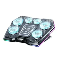 D13 Semiconductor Game Laptop Cooling Pad 8 Angles Adjustable Foldable LED Screen Notebooks Cooler Bracket For 12-21'' Computer - Image 6