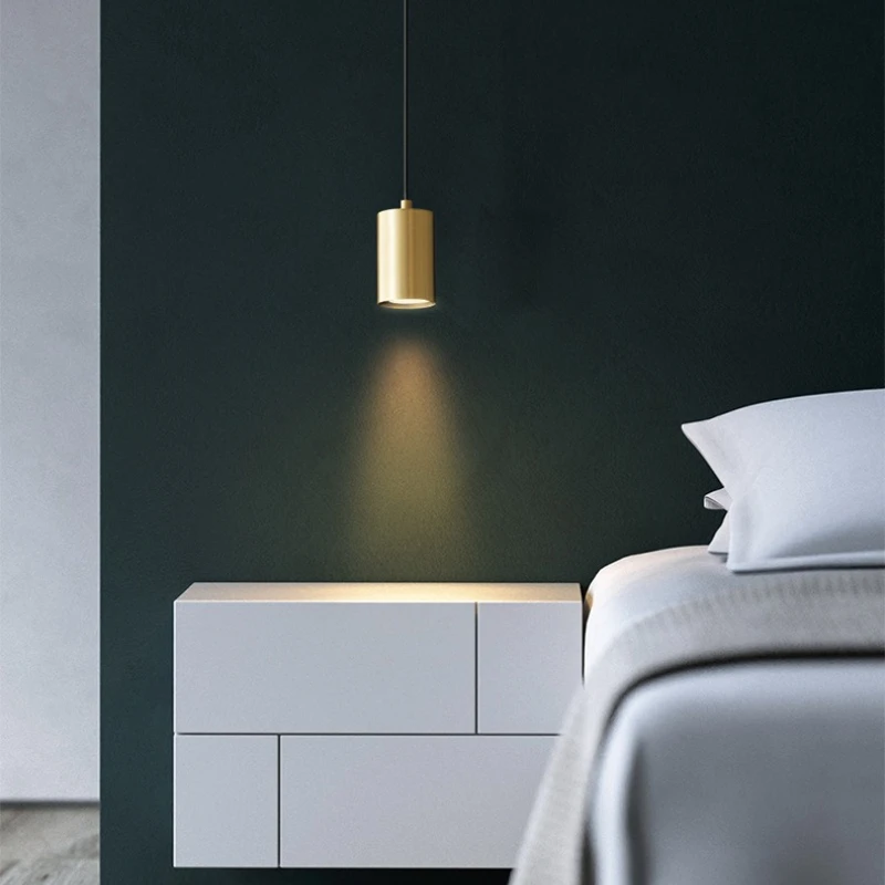 SANDYHA الحديثة الشمال النحاس قلادة LED ضوء تركيبات أنيقة لغرفة المعيشة غرفة نوم السرير الجدول تصميم فريد من نوعه المنزل المثالي #4