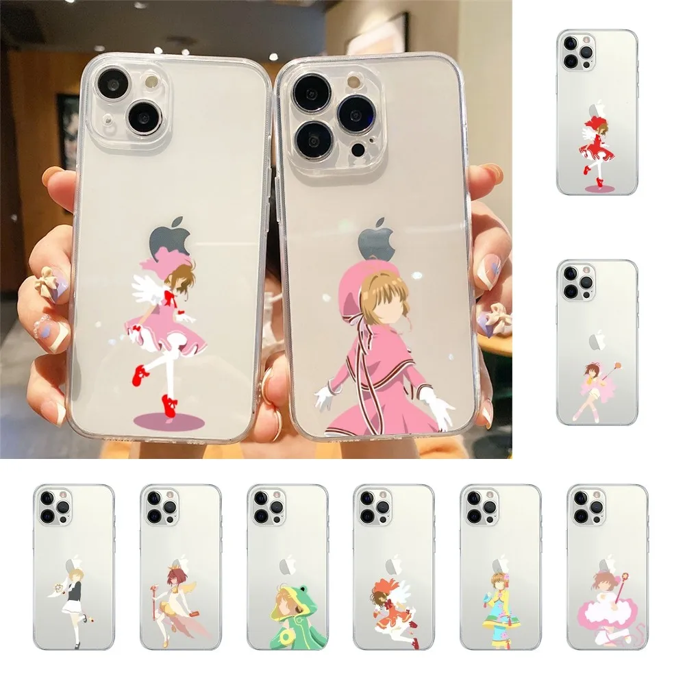 Чехол для телефона N-naruto U-uchiha S-sasuke с аниме принтом для Iphone 15 11 13 14 Pro Max 7 8 Plus X Xr Xs Max Se2020 12, прозрачный мини-Чехол