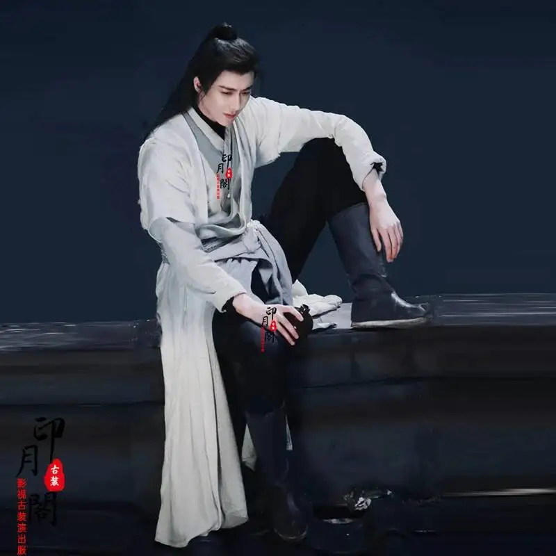 أزياء شياو زان ليو يونينغ التأثيرية هانفو المبارز التأثيرية هانفو للدراما فرحة الحياة تشينغ يو نيان أداء المسرح للهالوين