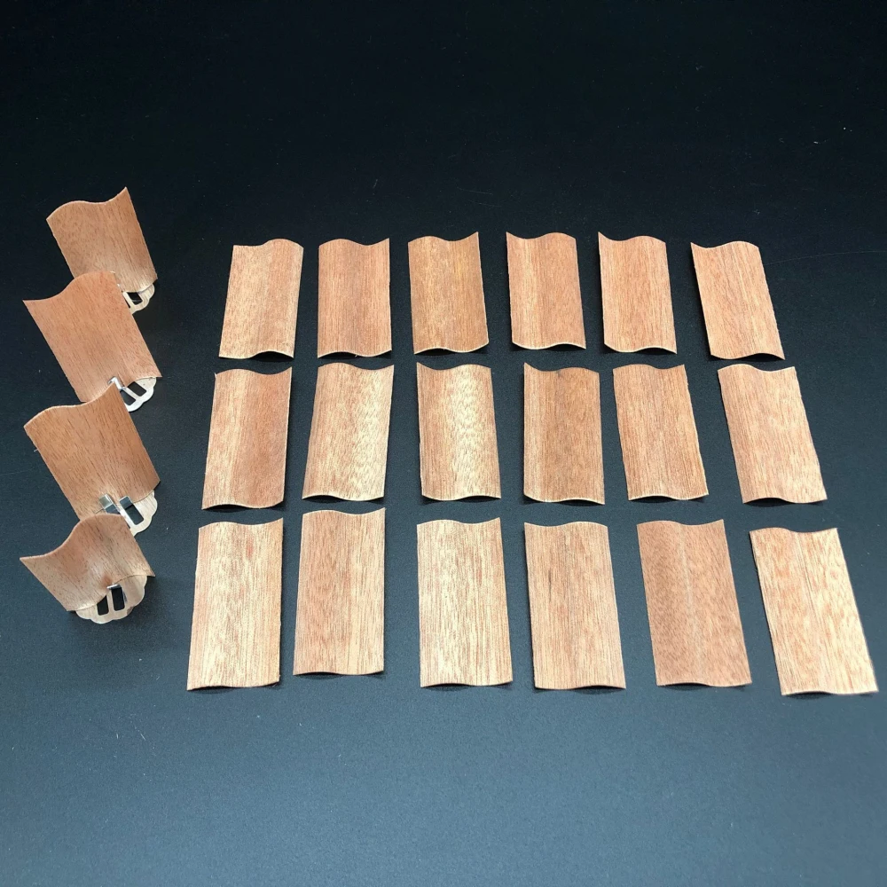 Wooden Wick Candle - 10 stuks vlamvormige natuurlijke houten lonten