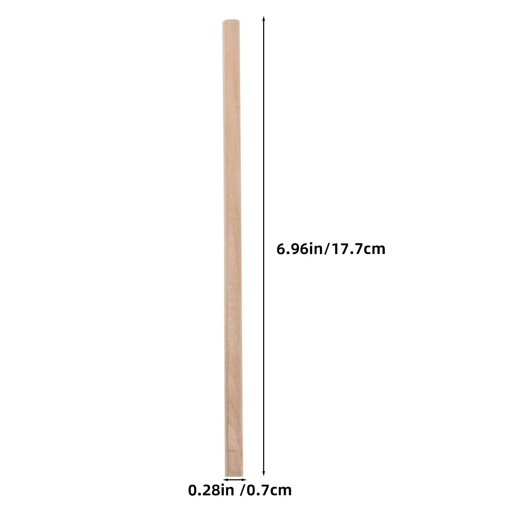 Imagem -06 - Lápis de Lápis Redondo Pequeno Rod Log Multi-função Desenho Handheld Escrita Madeira Massa Escritório Conveniente 30 Pcs