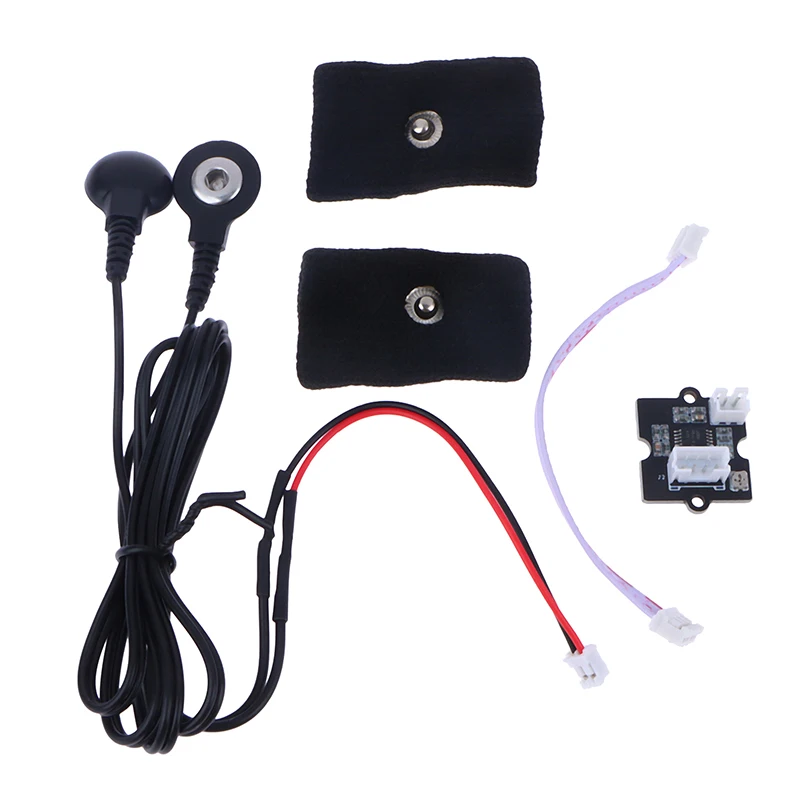 1Set Digh Quality New GSR Grove Skin Current Sensing Sensor Measurable Skin Resistance And Conductivity