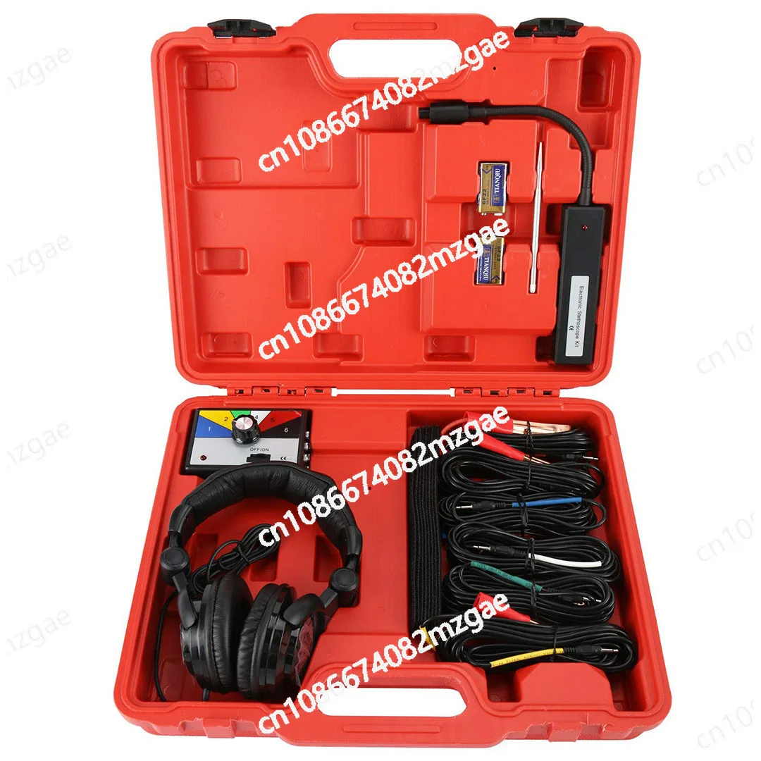 Automotive Electronic Stethoscope Car Sound Tester Engine Chassis Repair Tool Six Channel Electrical Circuit System Tester