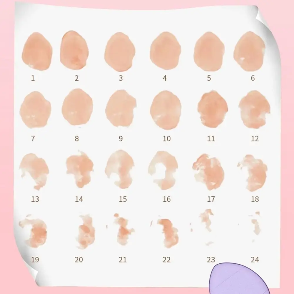 6/10 szt. Mini Gąbeczki do Makijażu na Palec, Dwufunkcyjne Cienkie Gąbeczki Powietrzne z Pudełkiem do Przechowywania, Wielokrotnego Użytku, Mieszane Gąbki Kosmetyczne