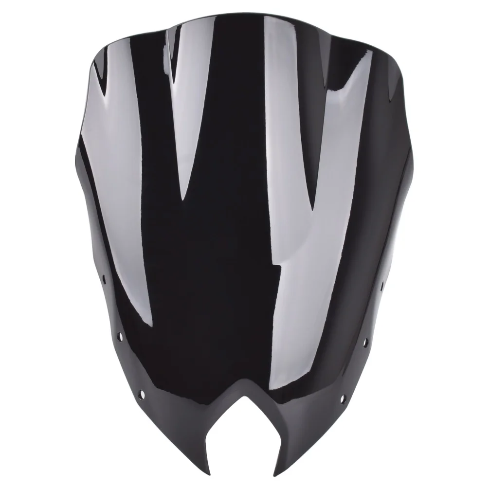 Motorcycle Windshield Windscreen For Yamaha FZ6R XJ6F 2009-2017 2016 FZS600 Front Wind Shield Screen Air Deflectors Accessories