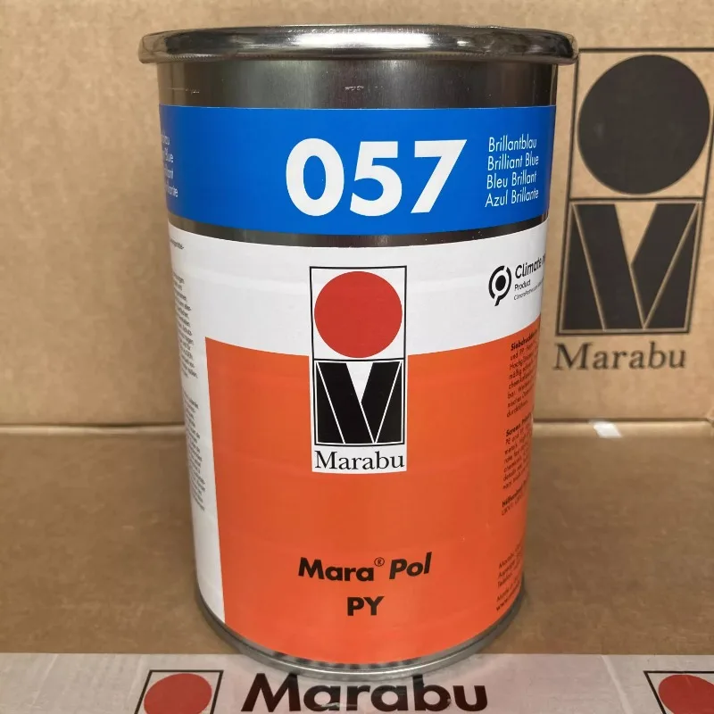 

Оригинальные немецкие чернила Marabu Malebold, чернила для печати очков PY057, ярко-синие высококачественные чернила для печати на шелкографии