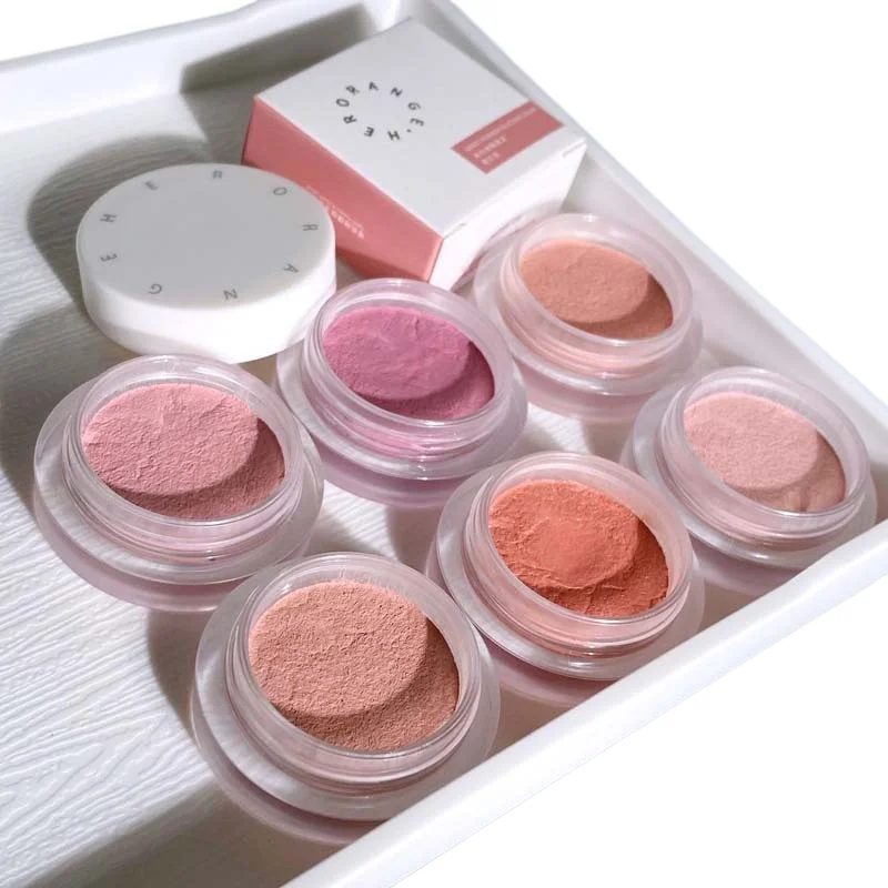 

Light smoked peach powder blusher matte waterproof powder blusher contour shrink powder blusher