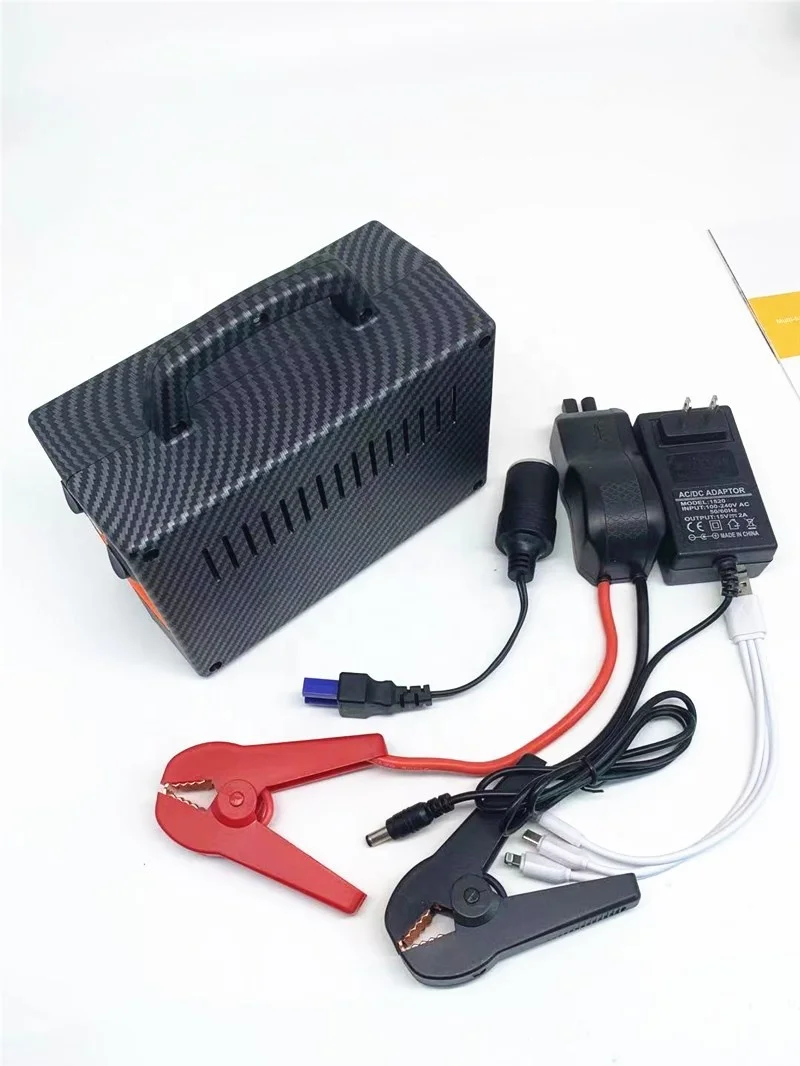 200watts portable jump starter with ac outlet 55000mah ac 110v/220v