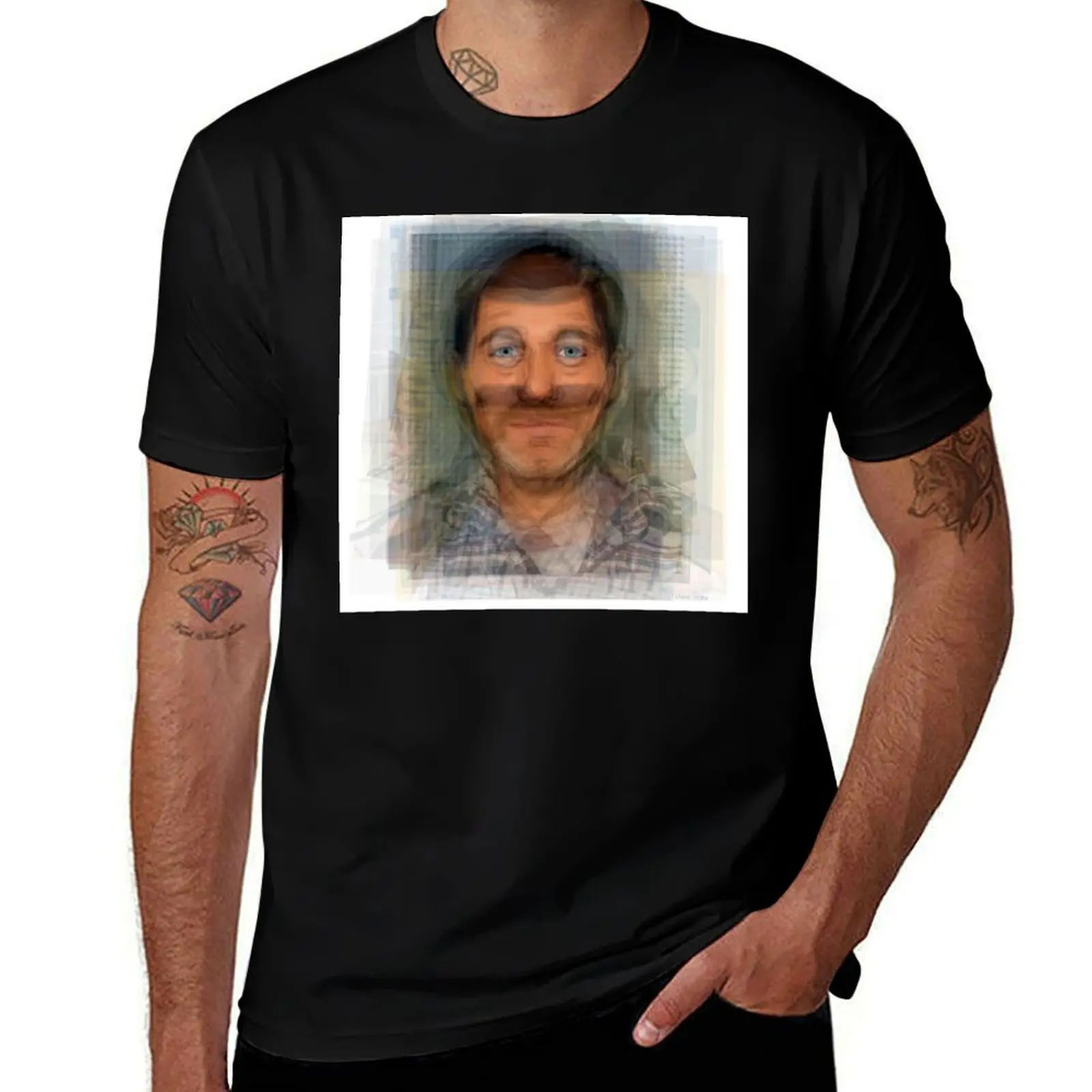 H Jon Benjamin Portrait T-Shirt Plus Size Summer Short Sleeve T-Shirt