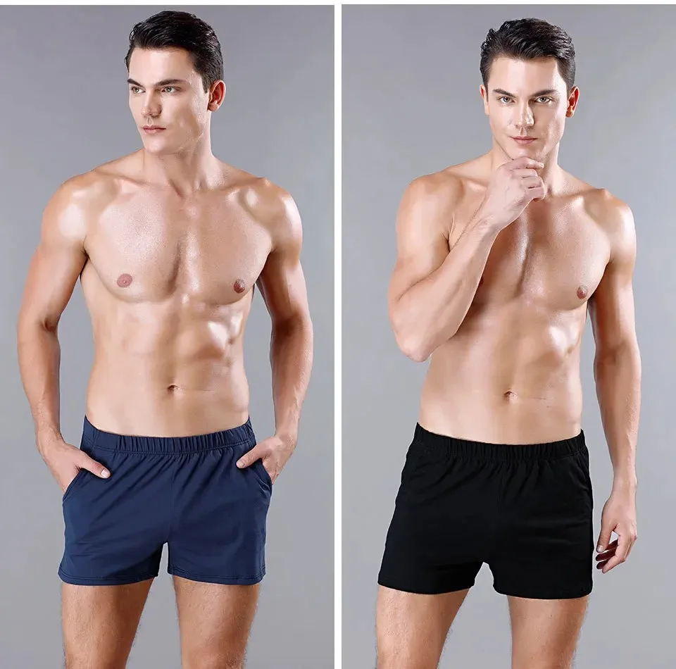 Men Underwear Boxers with pocket Cotton Blend Sexy Shorts Male Comfortable Mid-rise Underpants Mens High Quality Panties Homme