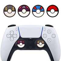 4pcs Cute Silicone Thumb Stick Grip Cap Cover For NS Switch PRO For PS5 PS4 Pro for Xbox One/360 Series X/S Controller Accessory